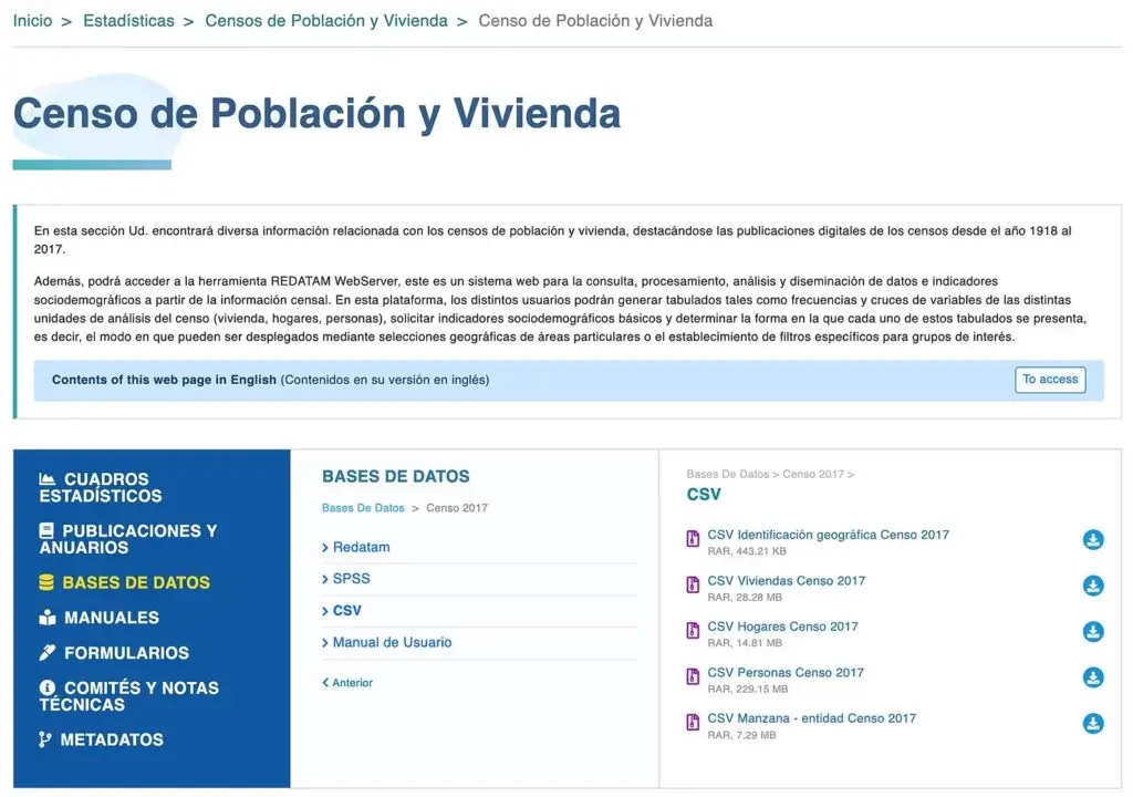 Cómo enriquecer tus análisis inmobiliarios usando datos del Censo 2017 con Microsoft Excel